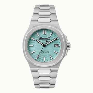 Ingersoll The CATalina Automatic Blue Dial Calendar Stainless Steel Men's Watch | I14601